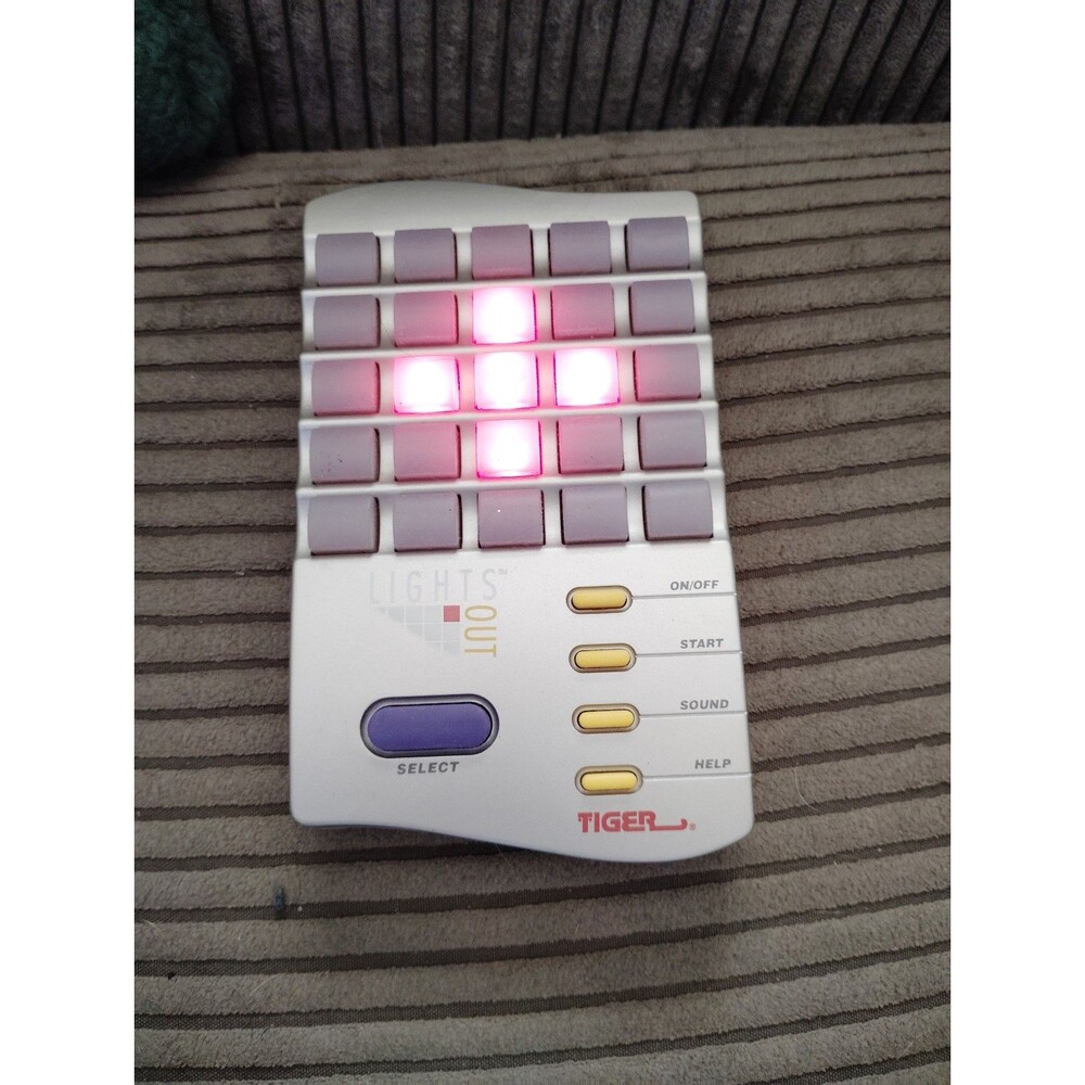 Tiger Games Lights Out Hand Held Video game